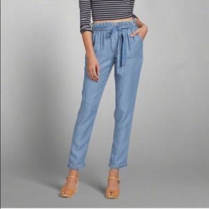 abercrombie paperbag waist jeans
